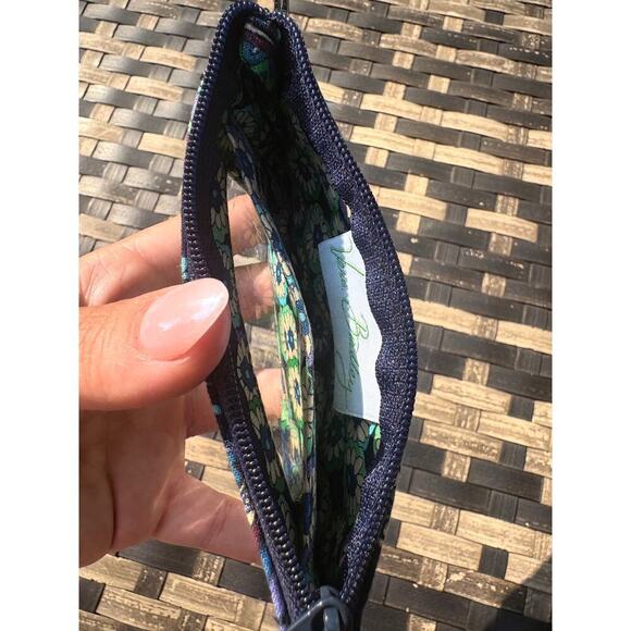 Vera Bradley Zippered ID Card Holder Rhapsody in Blue - Picture 7 of 10